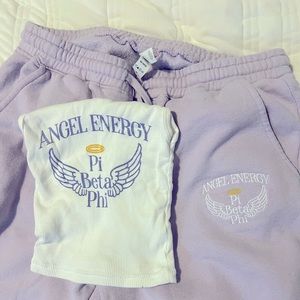 tank/sweatpants set